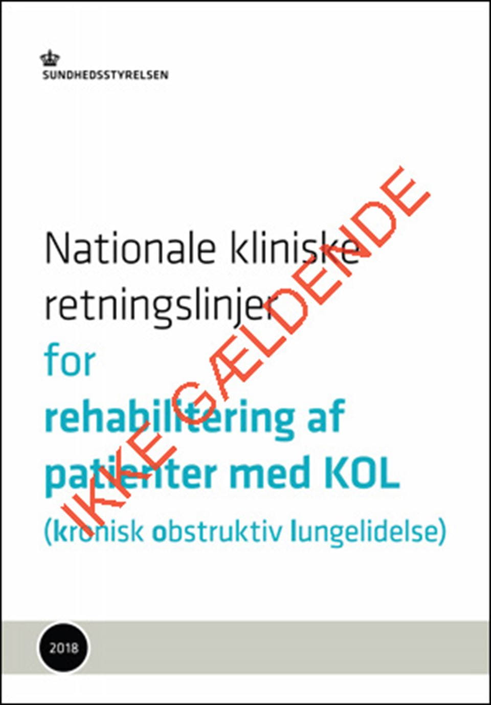 NKR: Rehabilitering af patienter med KOL - ikke gældende
