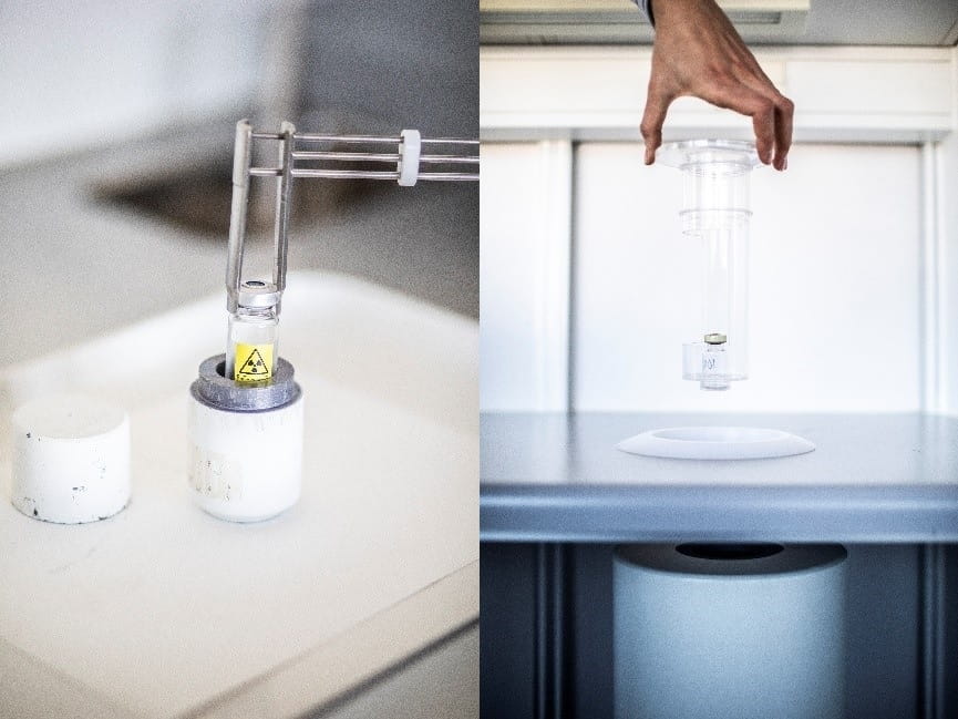 Dosiskalibrator-opstilling