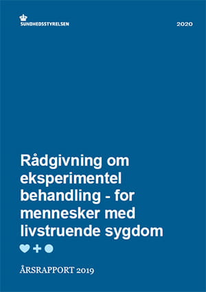 Rådgivning om eksperimentel behandling for mennesker med livstruende sygdom. Årsrapport 2019