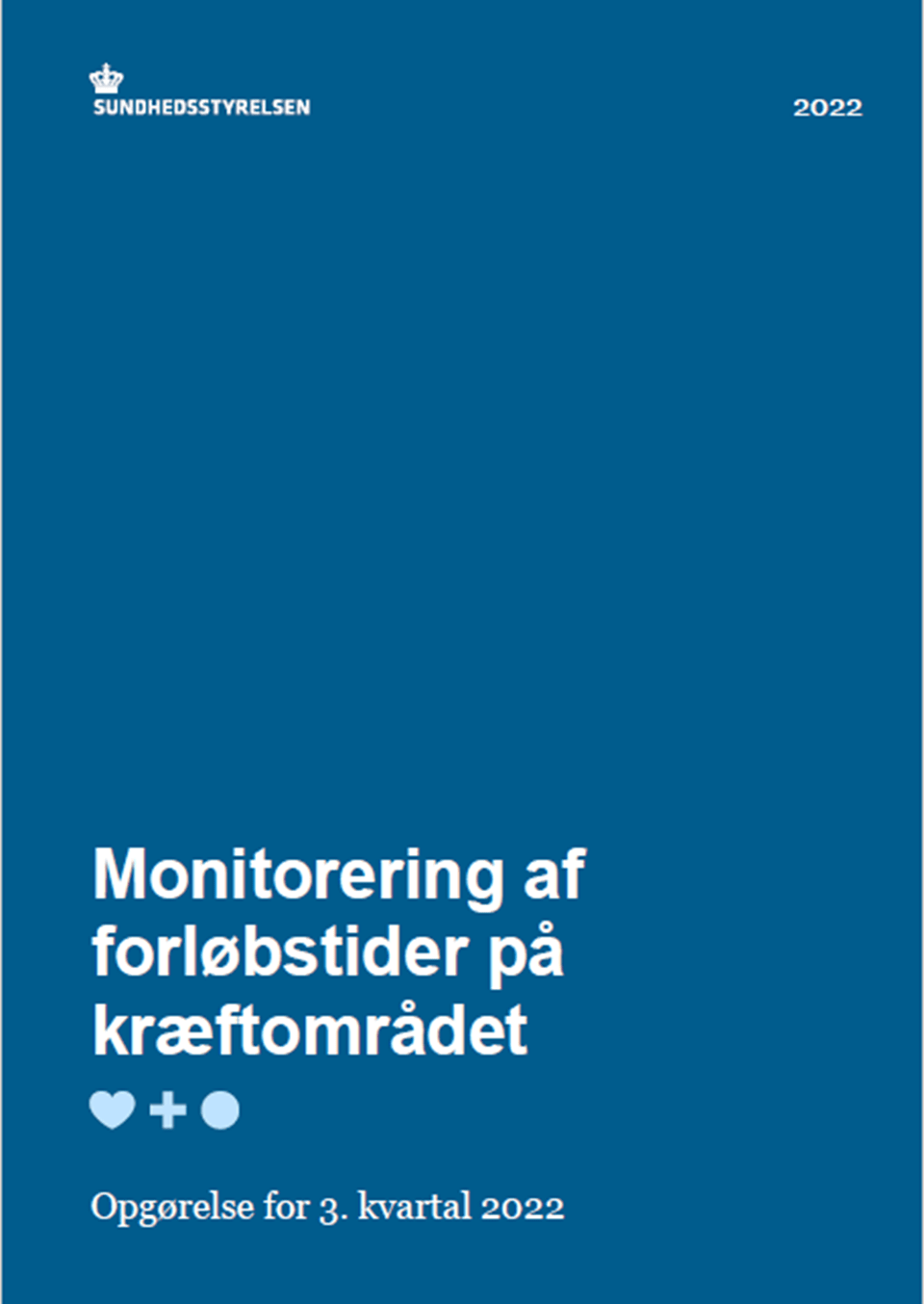 Monitorering af forløbstider på kræftområdet, 3. kvartal 2022