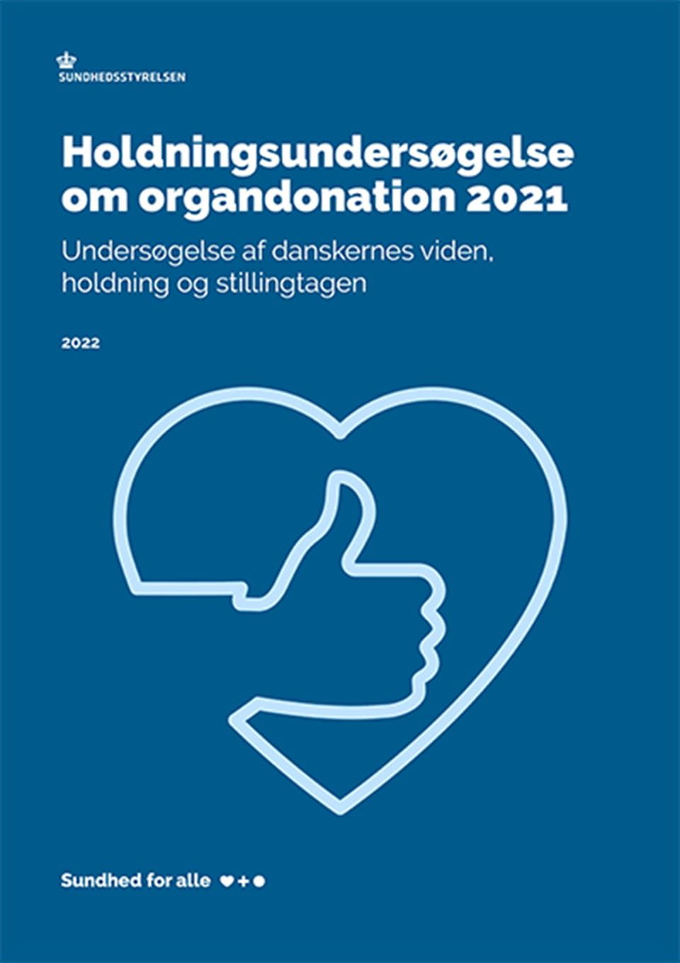 Holdningsundersøgelse om organdonation 2021