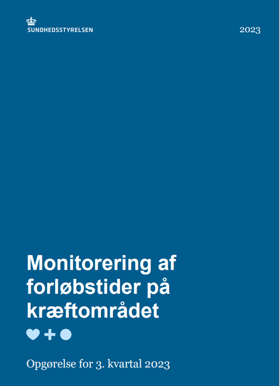 Monitorering af forløbstider på kræftområdet 3. kvartal 2023