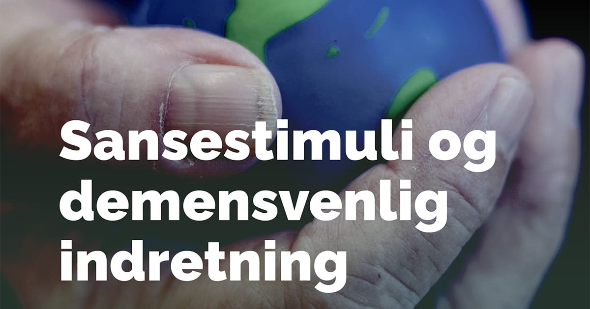 Forside til erfaringsopsamlingen Sansestimuli og demensvenlig indretning
